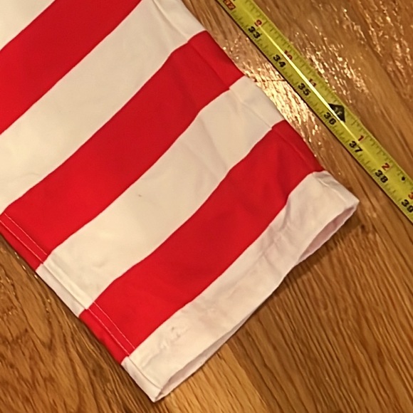 Tipsey Elves Flag pants M elastic waist - Picture 4 of 6